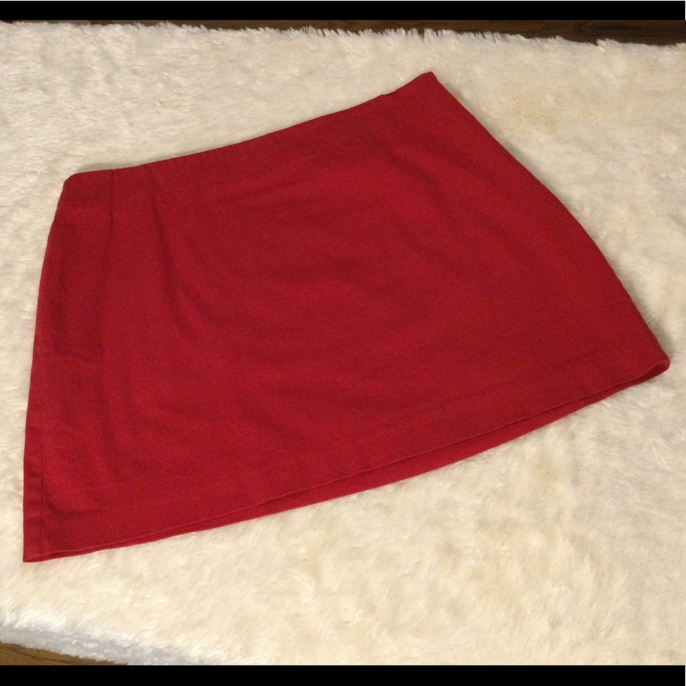 ❤️‍🔥HP!❤️‍🔥 VINTAGE | Express | Red Cotton Mini Skirt